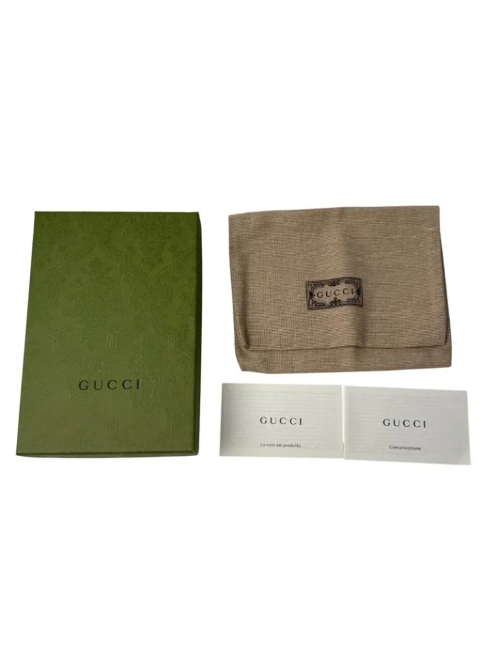 Gucci Double Compact Wallet Bifold with Bamboo - Picture 10 of 10